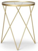 Masuta de cafea EMILY Ø 35,5 cm, auriu