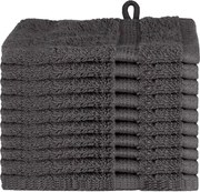 vidaXL Prosop pentru musafiri SOLUND 10 pcs Antracit 15 x 21 cm