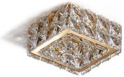 Spot incastrat tavan/plafon design decorativ ESTER SQUARE 2 GOLD