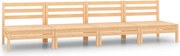 vidaXL Set mobilier de grădină, 4 piese, lemn masiv de pin