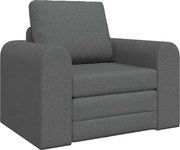 vidaXL Pat canapea Gri închis 98 x 71 x 83 cm țesătură