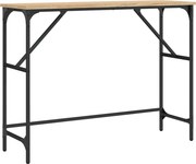 vidaXL Măsuță consolă, stejar sonoma, 100x32x75 cm, lemn prelucrat