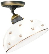 Kolarz 731.10.171-Lustru aplicat NONNA 1xE27/75W/230V diam. 30 cm floare. aur roz