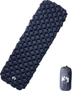 vidaXL Saltea gonflabilă de camping, 1 persoană, gri, 190x58x6 cm