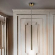 Pendul LED dimabil design modern minimalist Varas auriu SV-373091