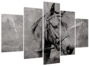 Tablou - Portret de cal (150x105 cm)