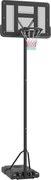 Coș de baschet reglabil pe înălțime cu bază umplută și spațiu pentru minge 110x75x195-370cm, negru SPORTNOW | Aosom RO
