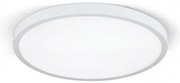Plafoniera LED moderna design slim Lero 60cm alba