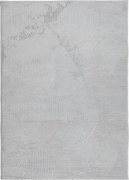 vidaXL Covor IZA aspect scandinav, cu fire scurte, gri, 200x280 cm