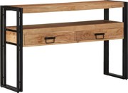vidaXL Masă de consolă Maro 120 x 33 x 75 cm Lemn Solid de Acacia