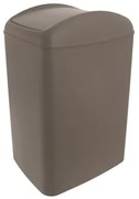 Coș gunoi Orion Waste capac rabatabil 10 l, maro, 10 l