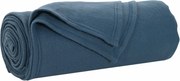 vidaXL Pătura de aruncat Albastru marin 170 x 130 cm Molton