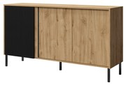 Dulap Munkki 2 (stejar + negru). 1087317