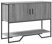 vidaXL Măsuță consolă, gri sonoma, 100x35x74,5 cm, lemn prelucrat