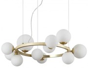 Lustra moderna cu 11 surse de lumina PERLAGE SP11 OTTONE