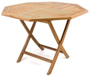Masă de grădină pliabila DIVERO din lemn de tec