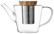 Fierbător INFUSION Viva Scandinavia V74900, 1.2 L, Bamboo kapak, Transparent