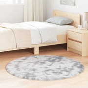 vidaXL Covor shaggy cu pom înalt, NAVARRA, gri deschis, 120x120 cm