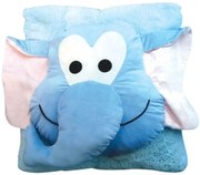 Perna pentru copii CUDDLI FRIENDS 70x70 cm plus - mai multe culori Culoare: Albastru