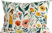 Fata de perna din policoton FLOVINA POLY 50x70 cm, colorat