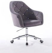 HR830CK Scaun Catifea Grafit