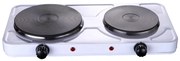 Plită electrică dublă Rosberg R51445ID, 2500 W, 5 trepte, alb