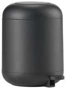 Coș de gunoi negru cu pedală din plastic 4 l Sensu – Zone