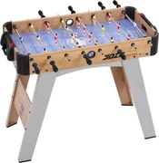 SPORTNOW Fotbal de Masă: Mini Masă de 89 cm, 2 Indicatoare Manuale de Scor, Mov | Aosom Romania