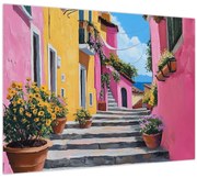 Tablou - Alee roz (70x50 cm)