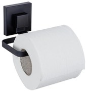 WENKO 71447800 - Suport pentru hârtie igienică VACUUM-LOC QUADRO ED, 14 x 11 cm, negru