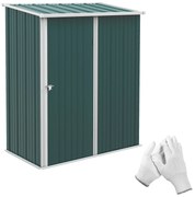 Outsunny Magazie Grădină Mare din Oțel cu Zăvor pentru Grădină, Negru | Aosom Romania