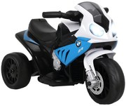 HOMCOM Moto electrică pentru copii 3 roți 6V 2,5 Km/h efecte luminoase și sonore încărcare maximă 20 kg BMW S1000 RR albastru | Aosom Romania
