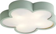 Plafonieră pentru copii verde cu alb - Lucille