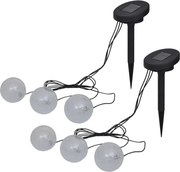 vidaXL Lămpi plutitoare, 6 buc., LED, pentru iaz și piscină