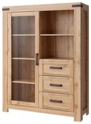 Comoda MORATIZ 1W3S, stejar wotan