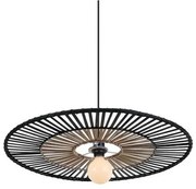 Pendul, lustra design modern Lian negru 60cm