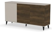 Comoda Random 2 KM-1 casmir/nuc/negru L160 cm