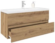 vidaXL Dulap pentru chiuvetă cu chiuvetă încorporată și robinet