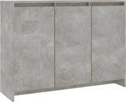 vidaXL Servantă, gri beton, 102x33x75 cm, lemn prelucrat