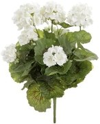 Buchet artificial de garoafe albe, 25 x 25 x 40 cm