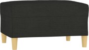 vidaXL Taburet, negru, 70x55x41 cm, material textil