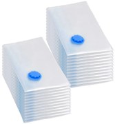 vidaXL Saci vidați îmbrăcăminte depozitare voiaj, 20 buc., 80x60 cm