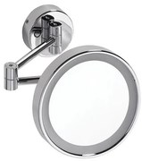 Oglindă cosmetică 22x20 cm, argintie