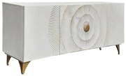 Comoda design vintage Golden Sunset 180cm alb