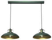 Lustră pe cablu Brilagi FLAMENGO 2xE27/60W/230V verde