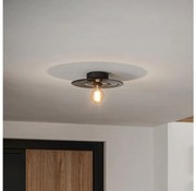 Plafonieră Eglo 44028 LINTMILL 1xE27/40W/230V gri