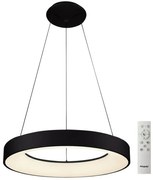 Lustră LED dimabilă pe cablu Azzardo AZ5008 SANTANA LED/50W/230V negru + telecomandă