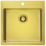 Chiuvetă de bucătărie ALVEUS 1106867 PURE 52,5x51,5 cm auriu