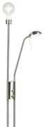 Lampa de podea modernă din oțel cu dimmer - Luxor
