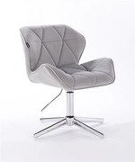 HR111CROSS Scaun Catifea Gri Velur